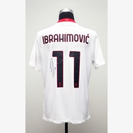 イブラヒモビッチ直筆サイン入り選手支給ACミラン20/21アウェイ