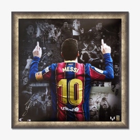 メッシ直筆サイン入りバルセロナ04/05ホームユニフォーム | THE DUGOUT