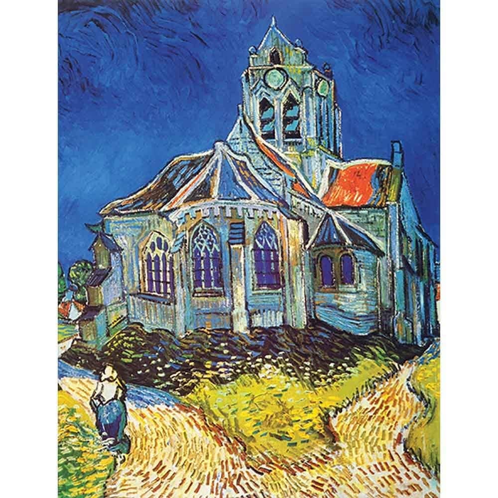 オーヴェルの教会 【20号】 フィンセント・ファン・ゴッホ 【 額縁が