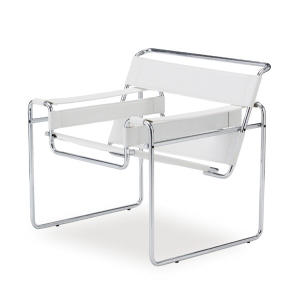 マルセル ブロイヤー ヴァシリーチェア ホワイト ワシリーチェア