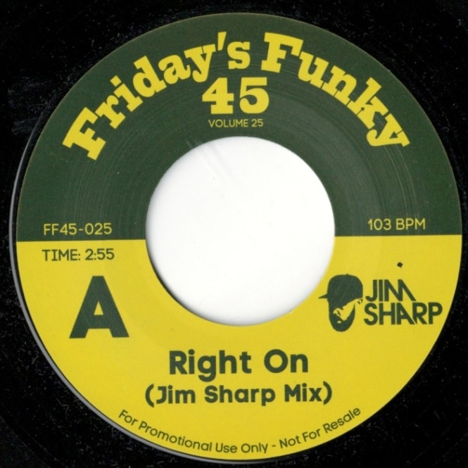 Jim Sharp / Right On (Jim Sharp Mix) /Full Love (Jim Sharp Mix