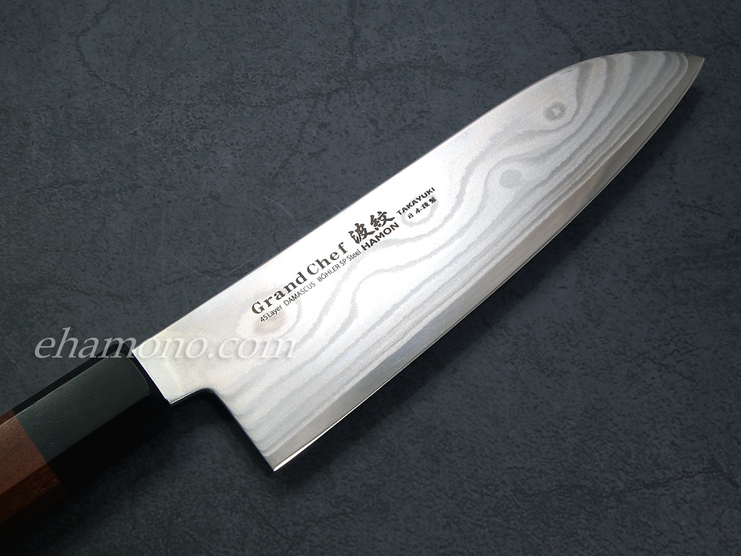 グランドシェフ 波紋 ダマスカス45層 和式三徳170