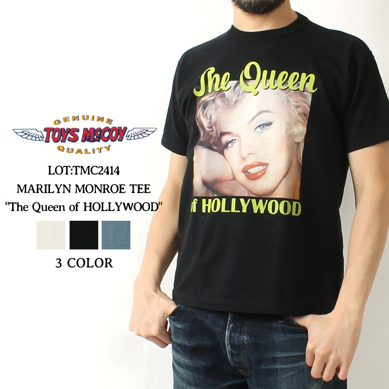 TOYS McCOY(トイズマッコイ) マリリンモンローTシャツ The Queen of