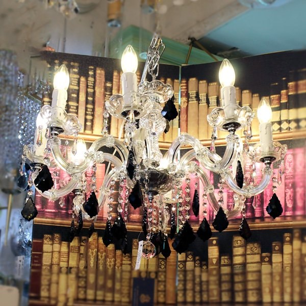 スワロフスキー クリスタルシャンデリア 8灯(W650mm) | EL JEWEL