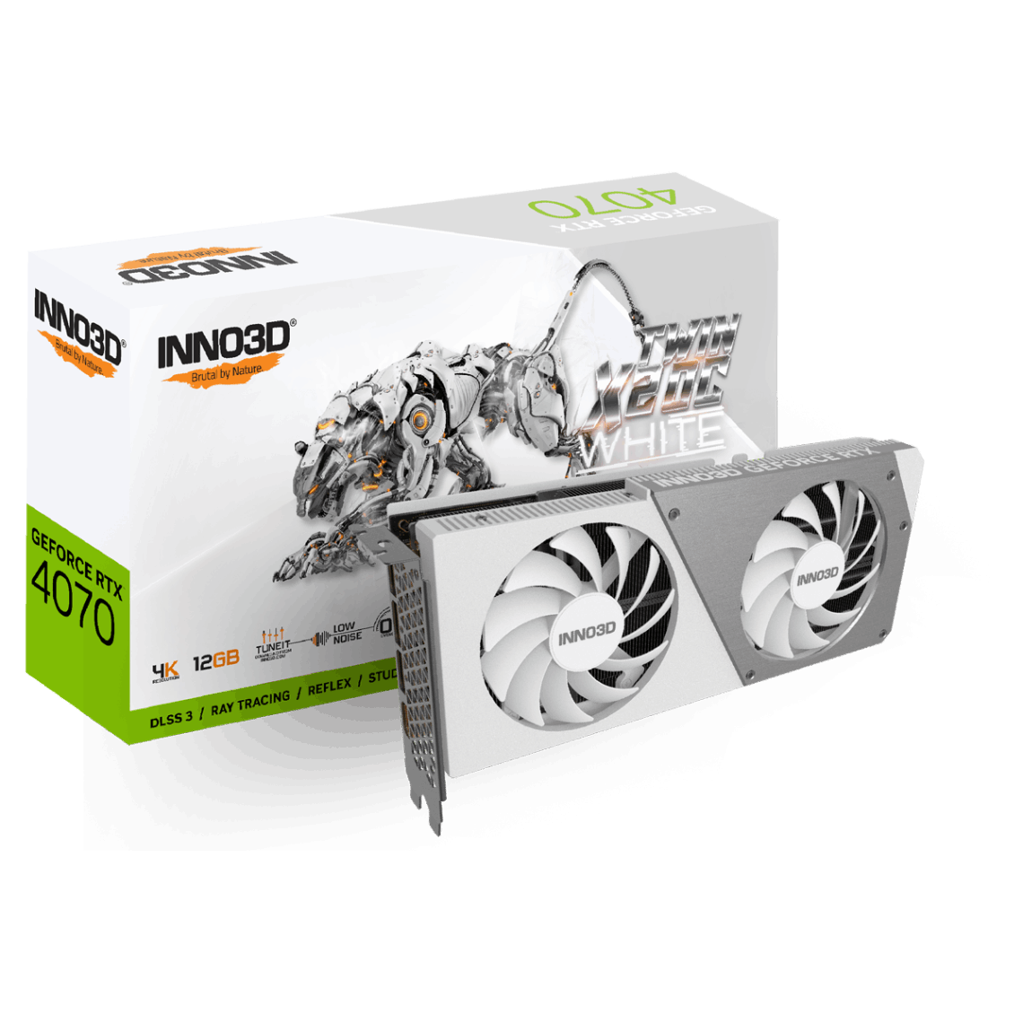 INNO3D GeForce RTX 4070 TWIN X2 OC WHITE (IN40709R) | 全ての商品