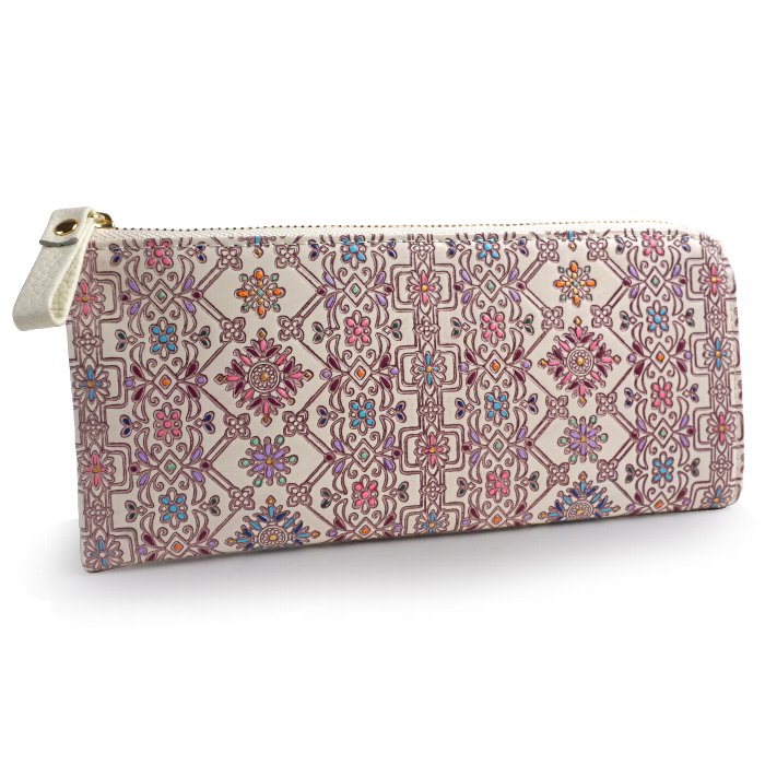 友禅文庫 フラワーガーデン L字ファスナー長財布｜e-mono（イーモノ）