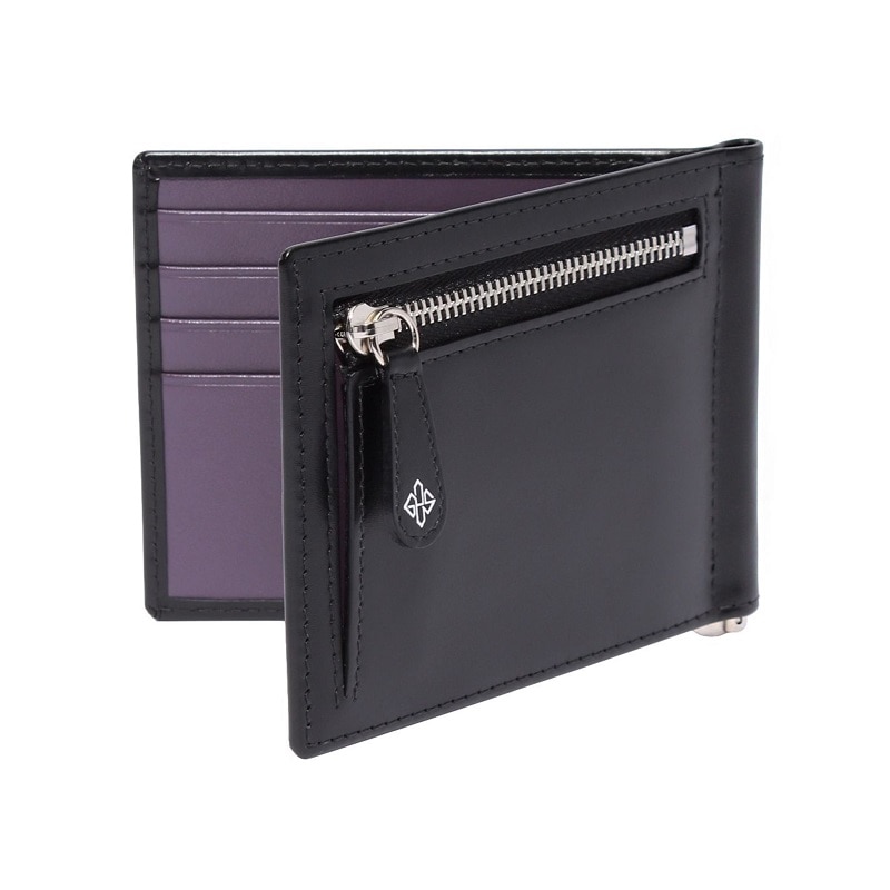 ST】 MONEY CLIP WITH ZIP | WALLETS & PURSES | ETTINGER LONDON