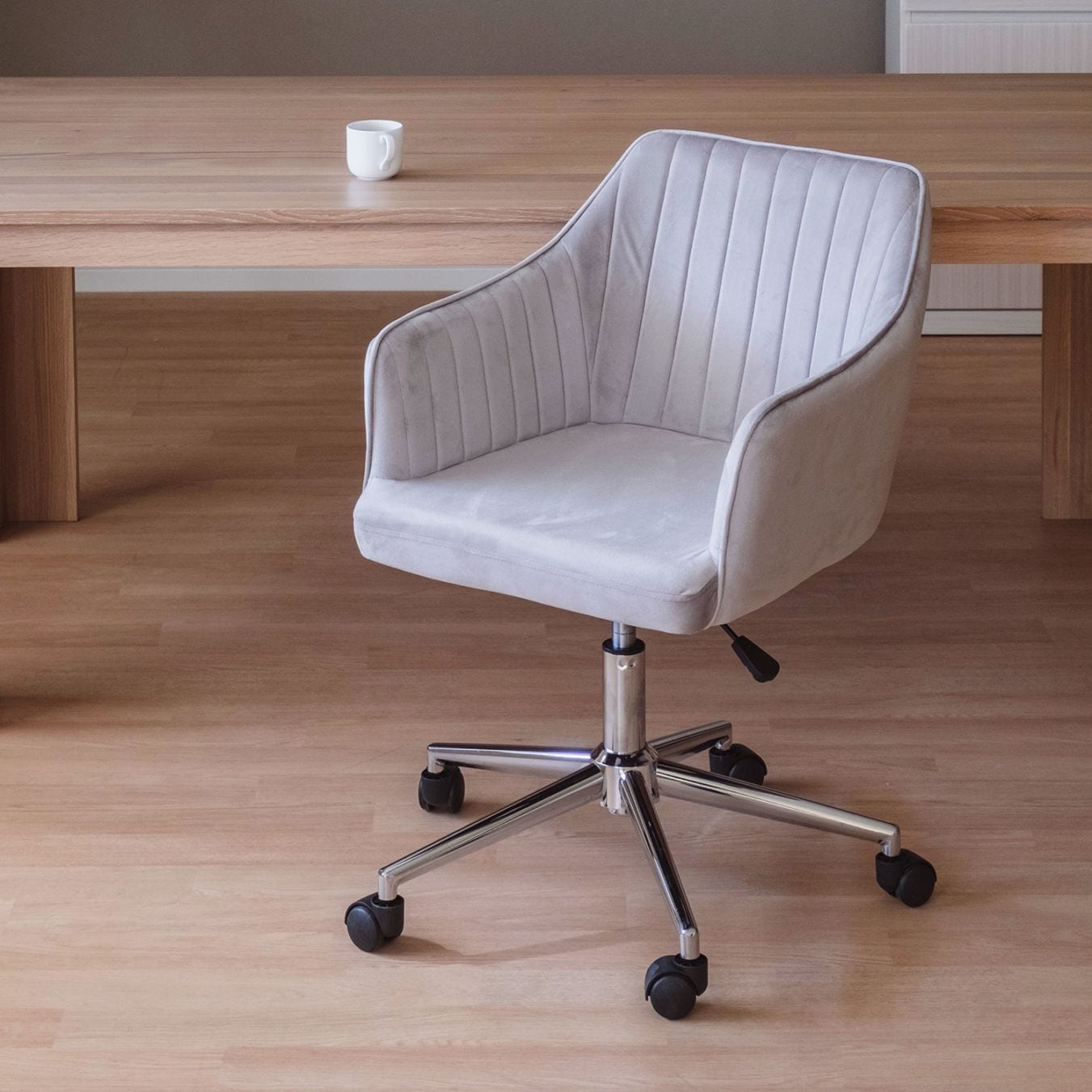 デスクチェア アームレスト 昇降式 キャスター付き アーム付き 回転