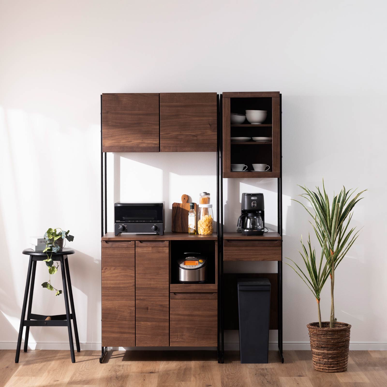 幅80］ カモニカ ｜ 収納 食器棚 キッチンボード 【在庫限り品】