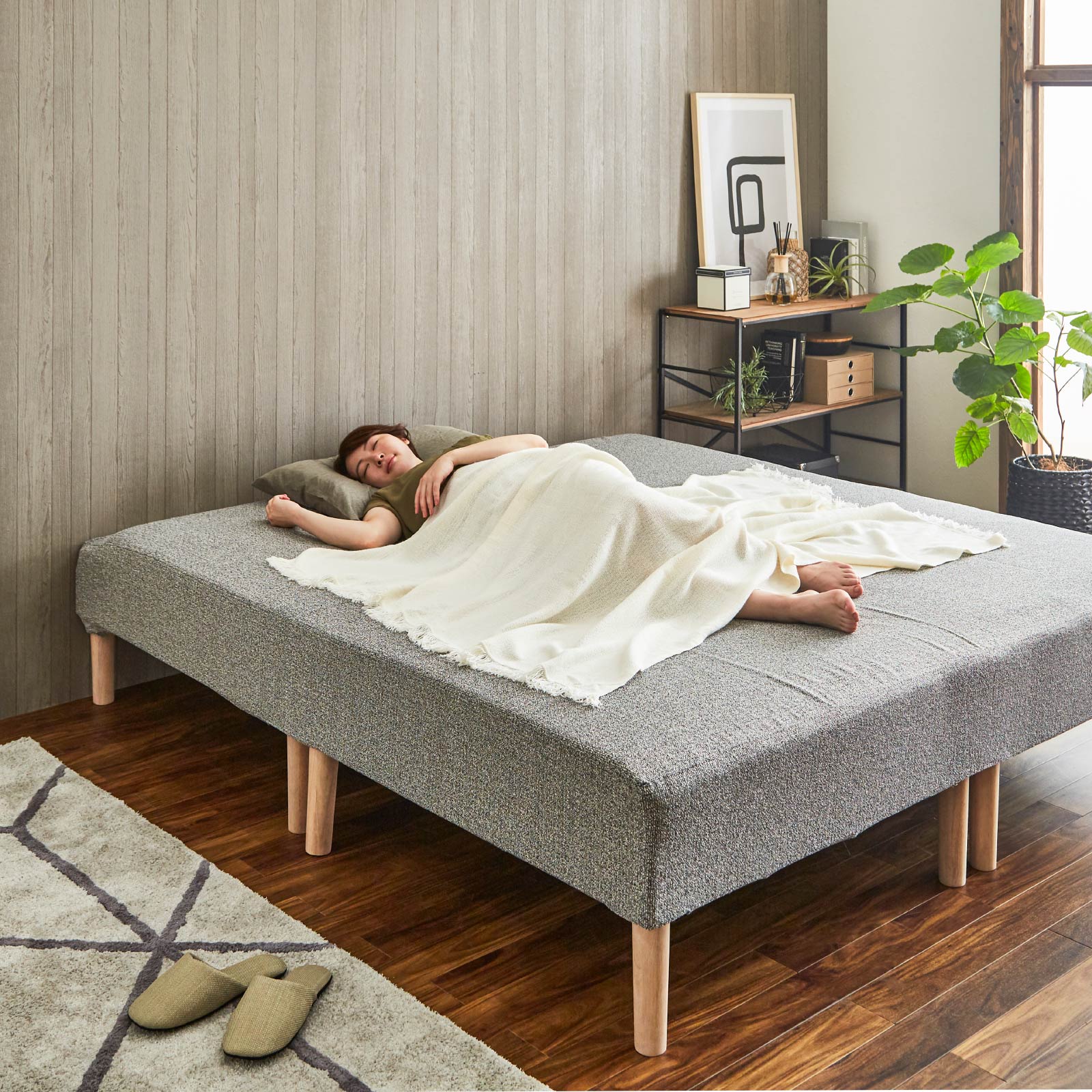 脚付マットレス ベッド QW ワイドクイーン MY 170｜家具の通販tac