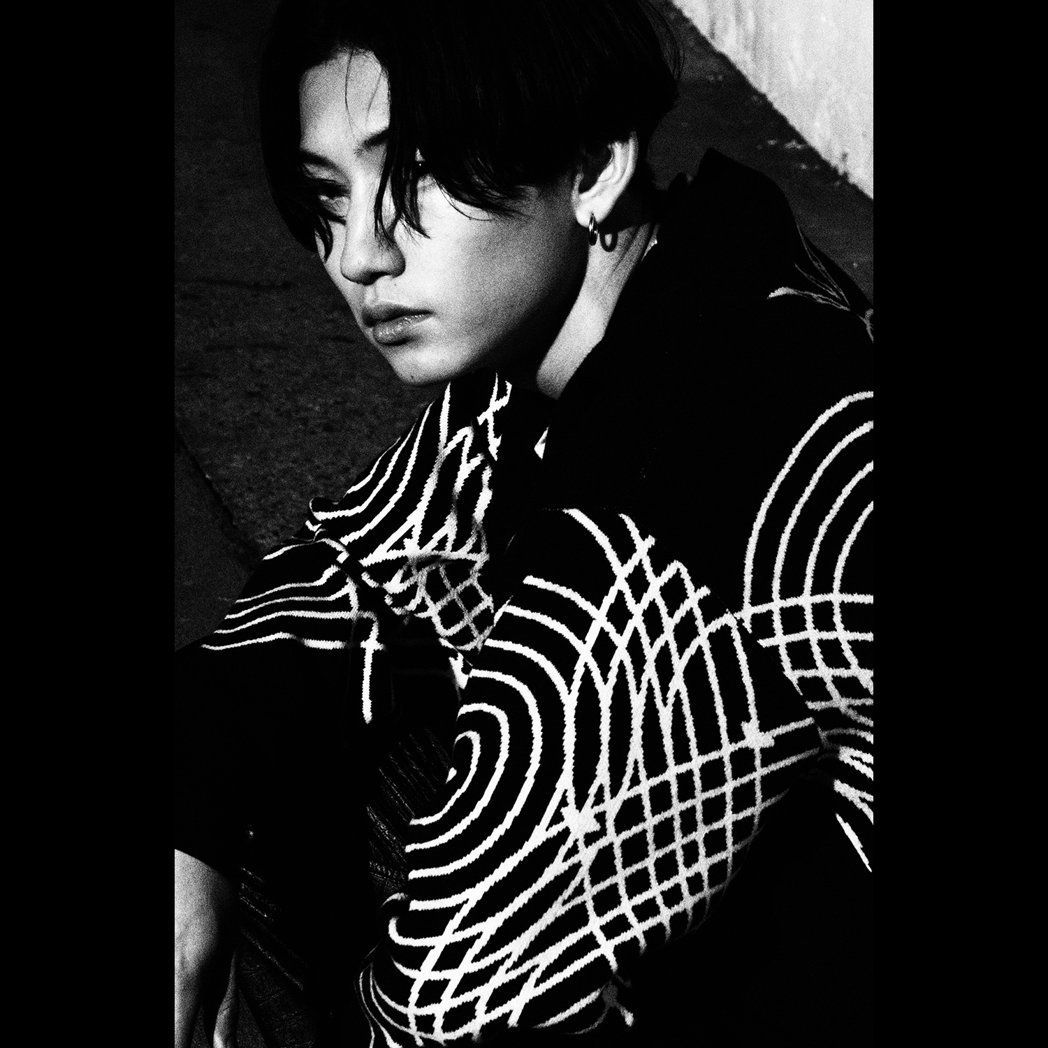 0006 Cardigan（BLACK） | KNIT / SWEATER | EVANGELION:95 Online Store