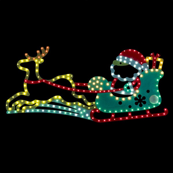 LEDモチーフライト【サンタ&トナカイ】 | 5.イベント装飾用品,冬の装飾