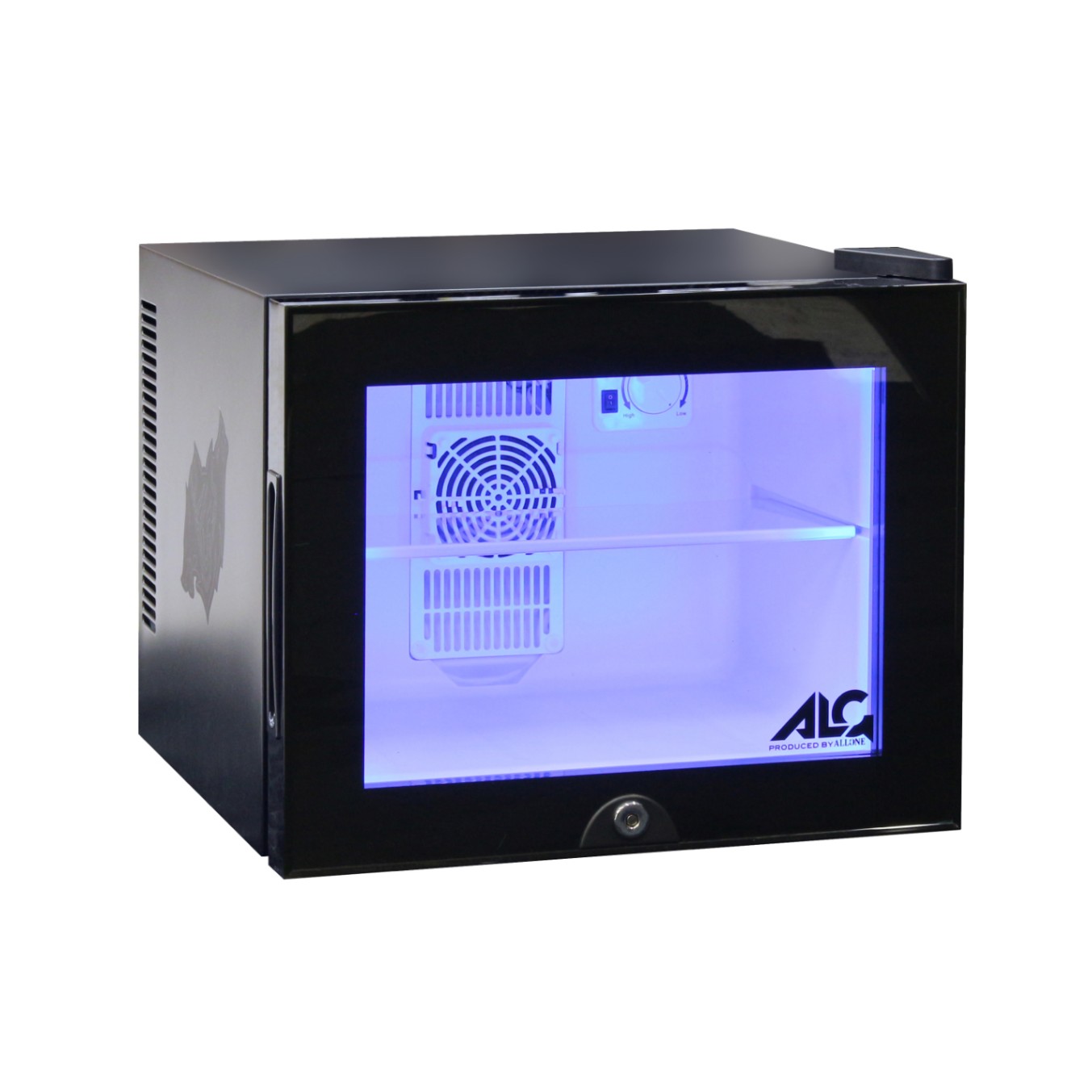 ALLONE×Ibuki キャンペーン対象商品】LED内蔵ミニゲーミング冷蔵庫20L