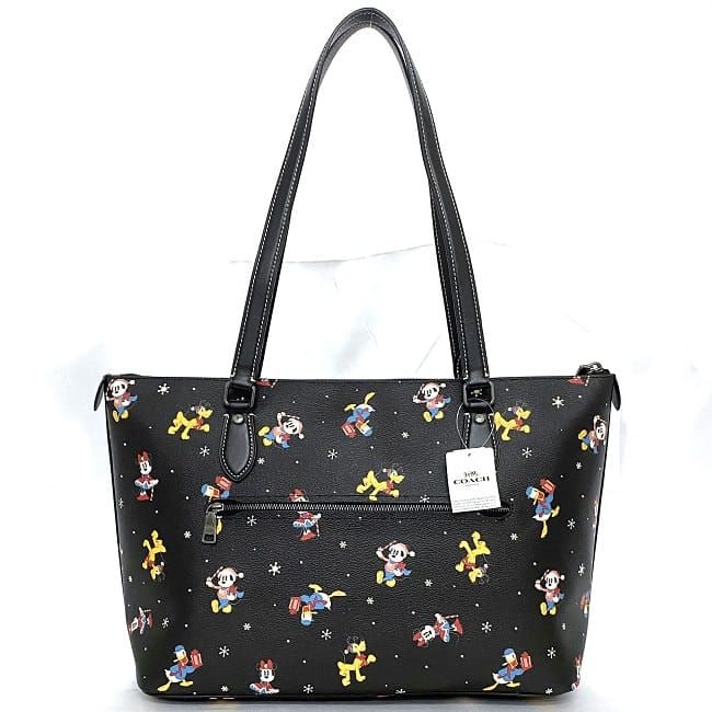 コーチ トートバッグ ブラック ウィズ ホリデー CM189 未使用 美品