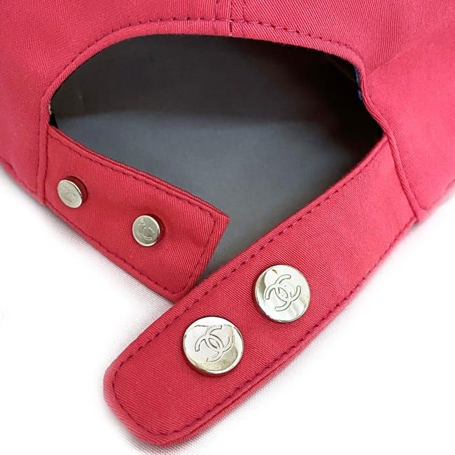 シャネル キャップ ピンク ココマーク 未使用 美品 帽子 コットン 100