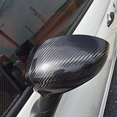 THREEHUNDRED ABARTH /ALFA4cカーボンドアミラーカバーセット｜ラテン