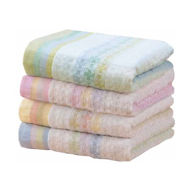 今治産ジャカード織タオルシリーズ バスタオル4枚組｜ファミリー