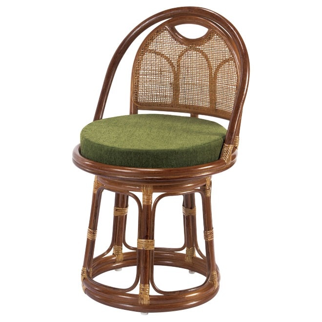 東京ラタン 天然籐回転チェア ハイタイプ｜ファミリー・ライフ公式通販