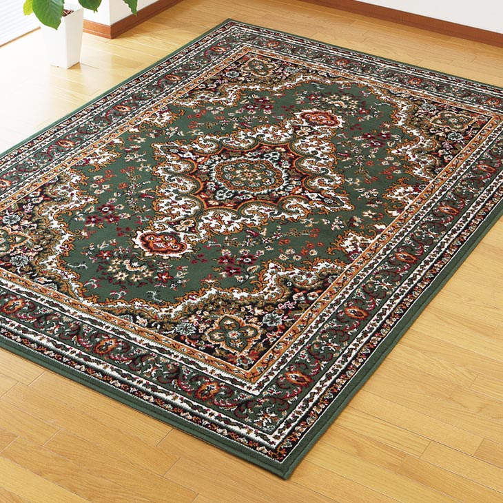 ベルギー製宮廷柄ウィルトン織カーペット 6畳用 240×330cm｜ファミリー