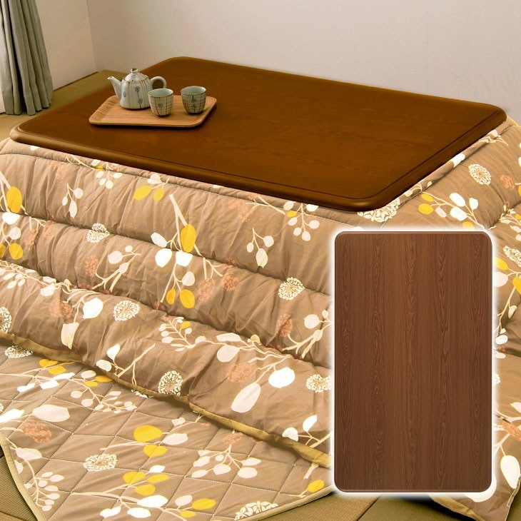キズに強い木目調こたつ天板 長方形 150cm｜ファミリー・ライフ公式通販