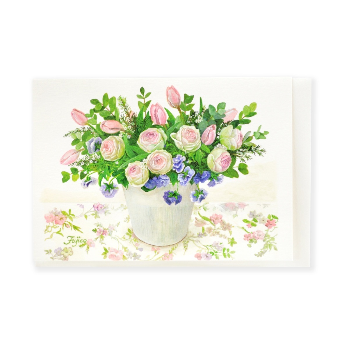 ミニカード 橋本不二子ローズ｜mc-071 | 手紙・カード,ミニカード