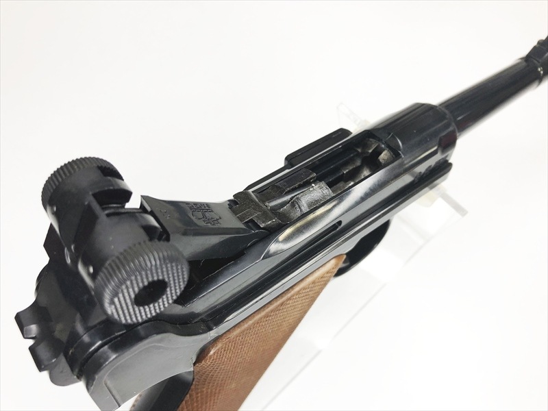 売り切れ【特選中古品】発火モデルガン MGC ルガーP08 ブラックABS CP