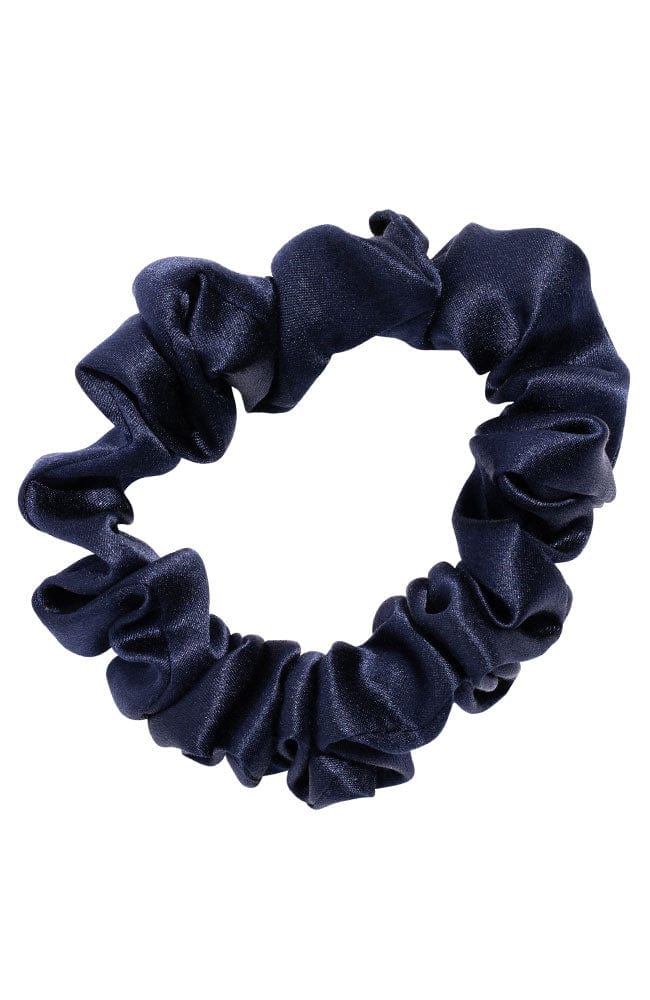 スモール スクランチー (シルク シャルムーズ ブラック) | フランス