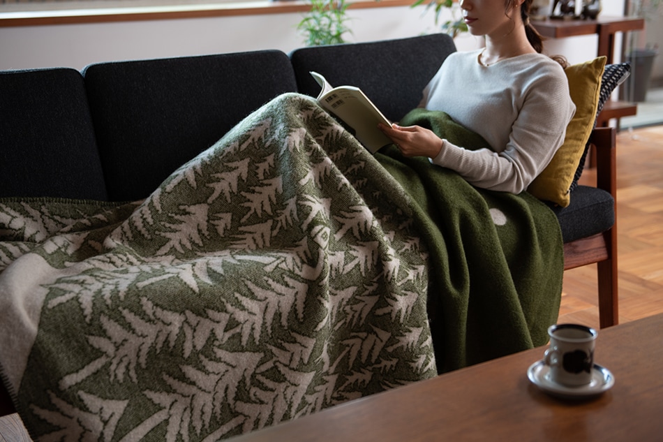 ハウスインザフォレスト／HOUSE IN THE FOREST ウールブランケット