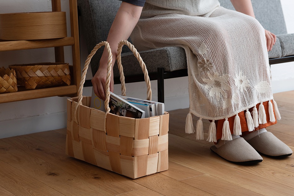 パインバスケット（スカンジナビスク・ヘムスロイド／Skandinavisk