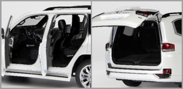 新品 LCD18013ZXWH LCD 1/18 トヨタ ランドクルーザー300 ZX ホワイト