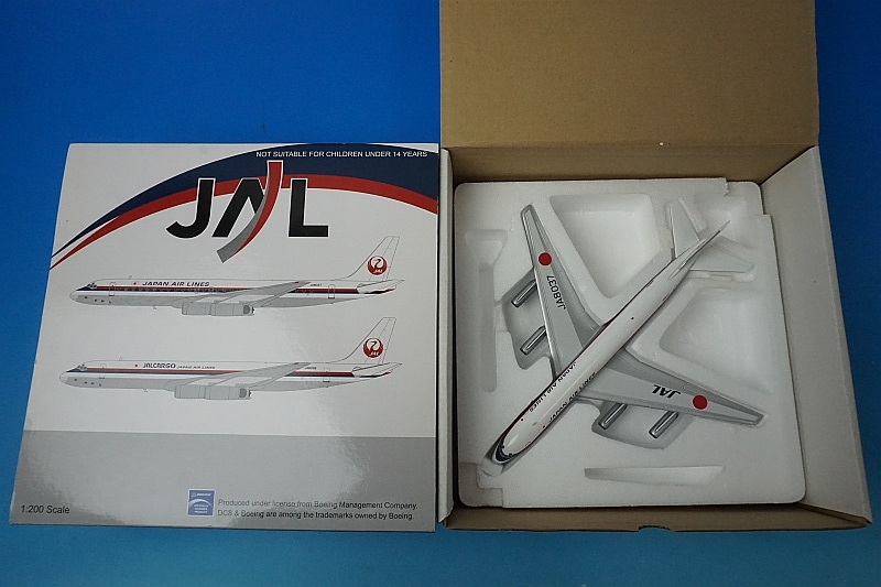 1/200 DC-8-62 JAL 旧鶴丸塗装 JA8037 ［BBOX020］ ブルーボックス