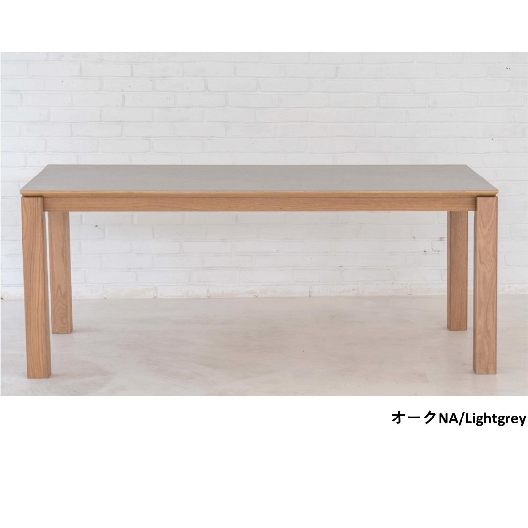 ダイニングテーブル KOS 幅150/幅180cm モルタル調 グレー 北欧 ※旧