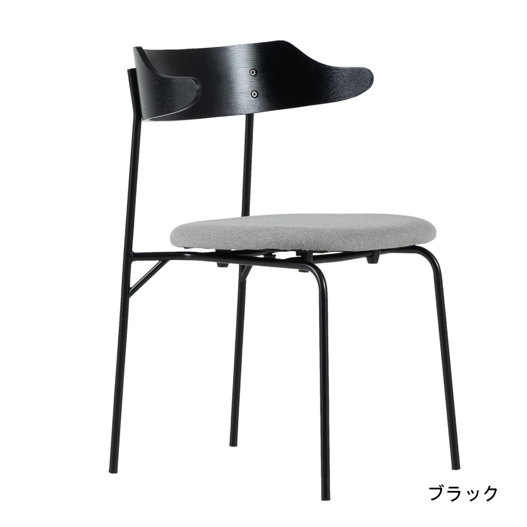 ダイニングチェア KAPELLⅢ(カペル3) 布座 グレーファブリック オーク
