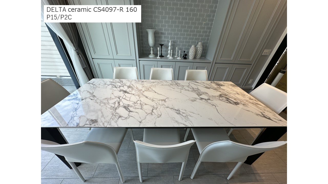 ダイニングテーブル Calligaris カリガリス Table Delta ceramic