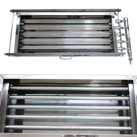 業務用 焼き鳥機 ガス式 （5本パイプ） GP-5S｜焼き鳥道具｜藤田道具