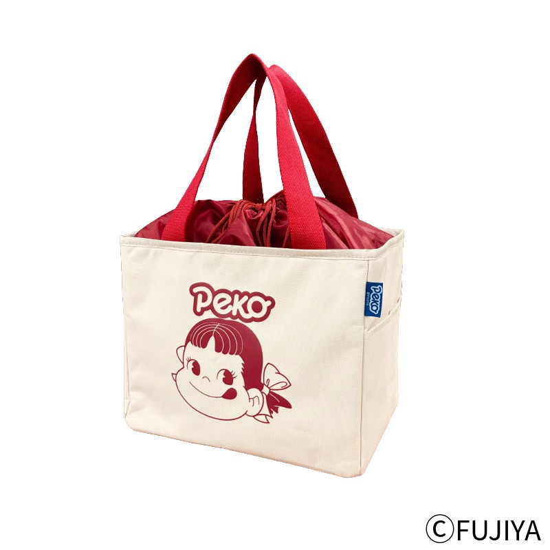 保冷保温機能付き ペコちゃんレジかごバッグの通販｜不二家