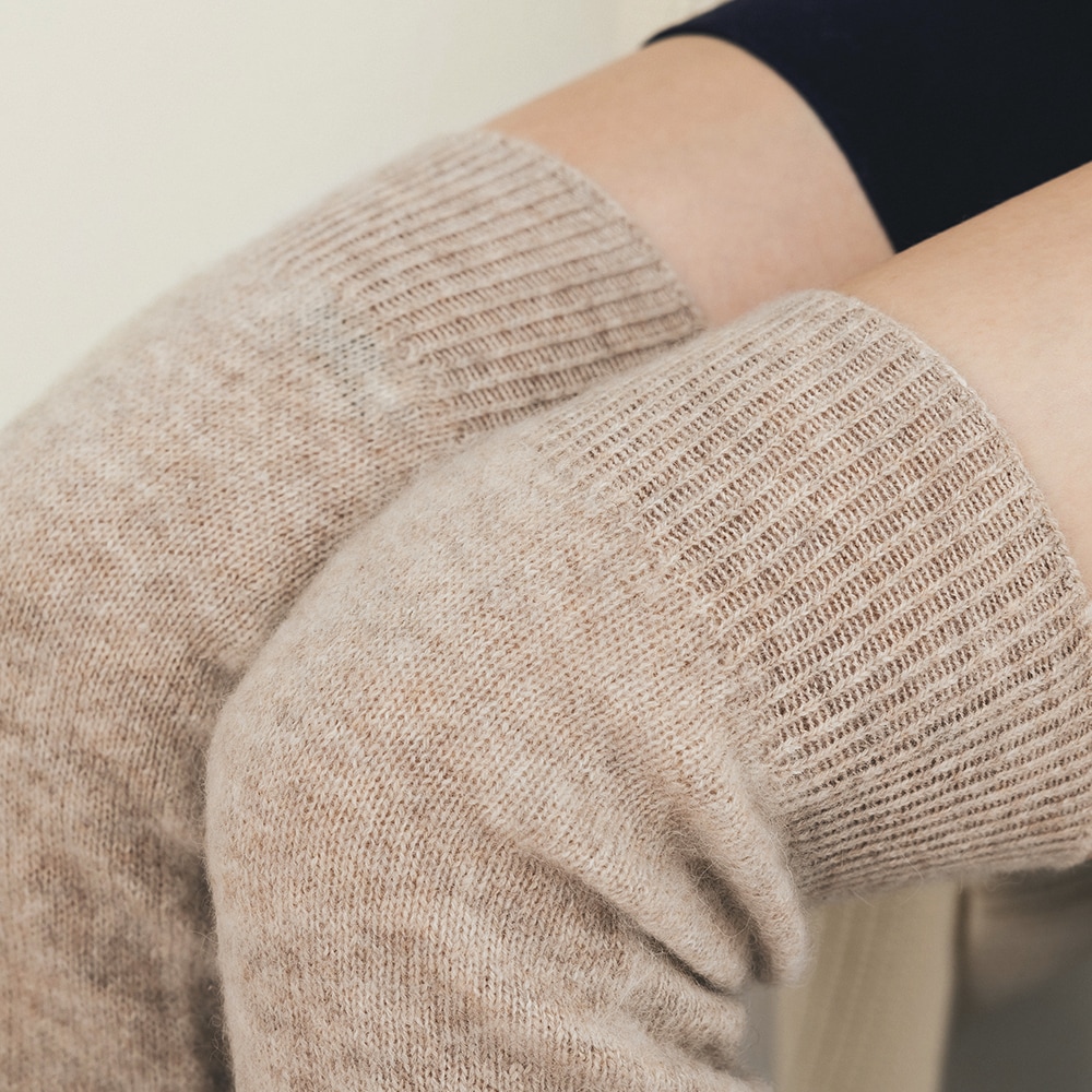 カシミヤ&ベビーアルパカ レッグウォーマー＜強縮加工＞ | Other