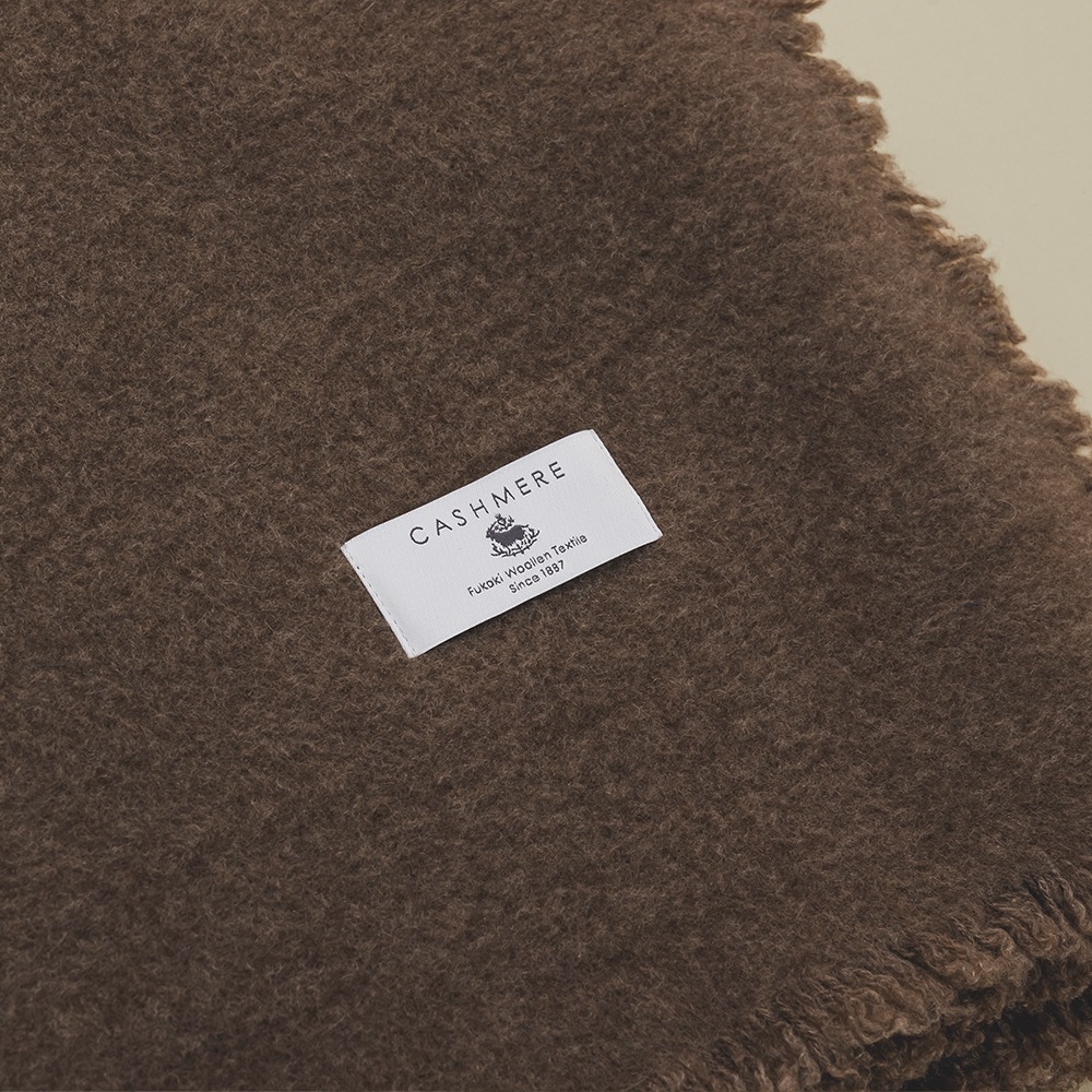 カシミヤ100％ 手仕上げハーフブランケット | Item,Blanket | FUKAKINET