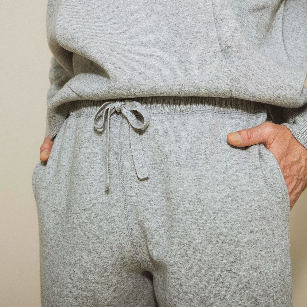 カシミヤ100％ スウェットパンツ | Men's Knit | FUKAKINET
