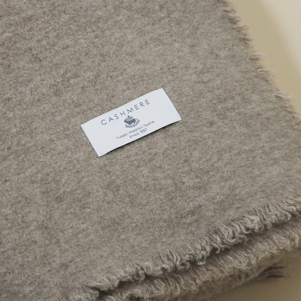 カシミヤ100％ 手仕上げブランケット | Blanket | FUKAKINET