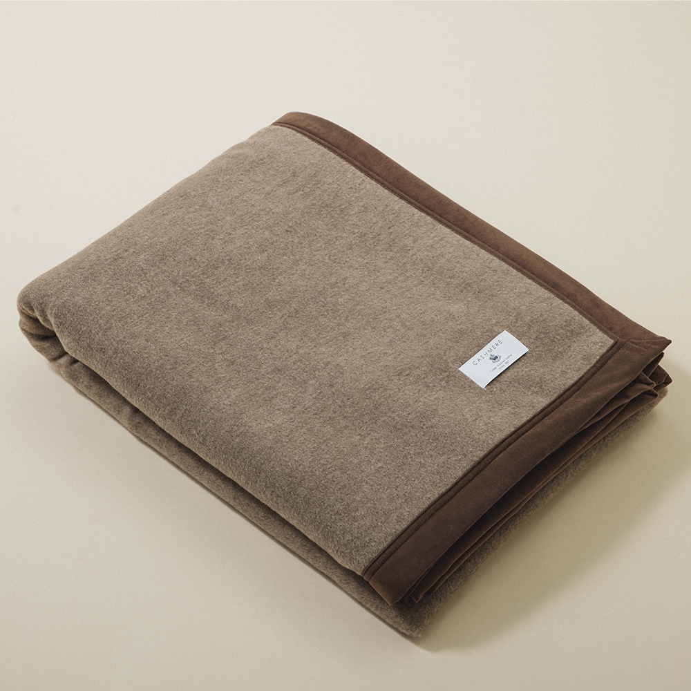 カシミヤ100％ ブランケット 461/コルク | Blanket | FUKAKINET