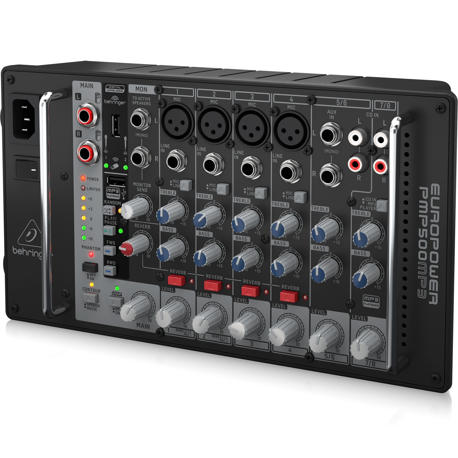 BEHRINGER PMP500MP3 EUROPOWER パワードミキサー(ボックスタイプ