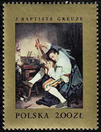 ポーランド所蔵絵画 切手8種セット ポーランド発行 | 切手,ヨーロッパ