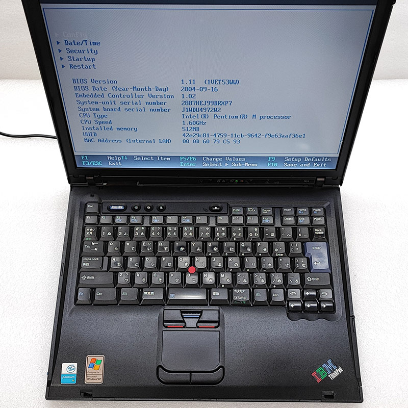 ジャンク品 IBM ThinkPad R51 2887 ジャンクPC ジャンクパソコン 保証