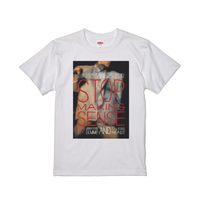 ストップ・メイキング・センス」オリジナルTシャツB／ホワイト GAGA