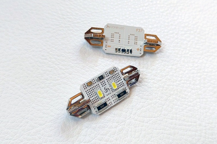 アバルト595/695 , フィアット500 LED ライセンスバルブ ナンバー灯