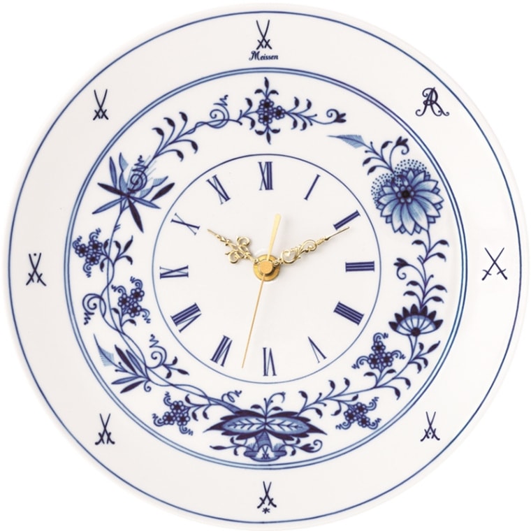マイセン ブルーオニオン スタイル 掛け時計 79A084/53M72 | ブルー