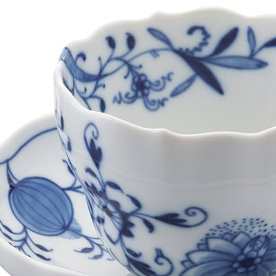 マイセン ブルーオニオン スタイル ペアティー/コーヒー兼用カップ