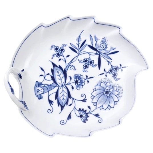 マイセン ブルーオニオン リーフプレート 800101/00264 | ブルー