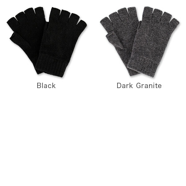 ジョンストンズ JOHNSTONS 手袋 カシミヤ フィンガーレスグローブ